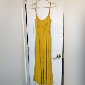 5 for $25 Lulu’s Yellow Jumpsuit